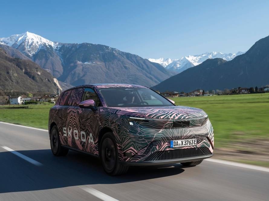 Primeiro vislumbre do Škoda Peaq: O novo topo de gama 100% elétrico - Auto Maran Coimbra