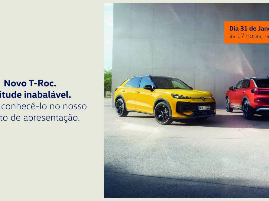Nova geração do Volkswagen T-Roc chega a Coimbra: Auto Maran prepara evento exclusivo de lançamento - Auto Maran Coimbra