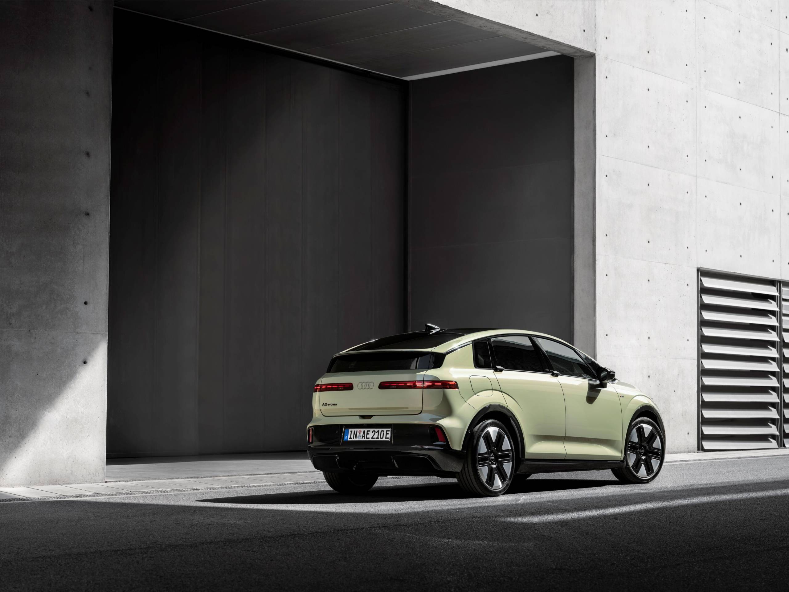 Bagageira e espaço de carga do Audi A2 e-tron