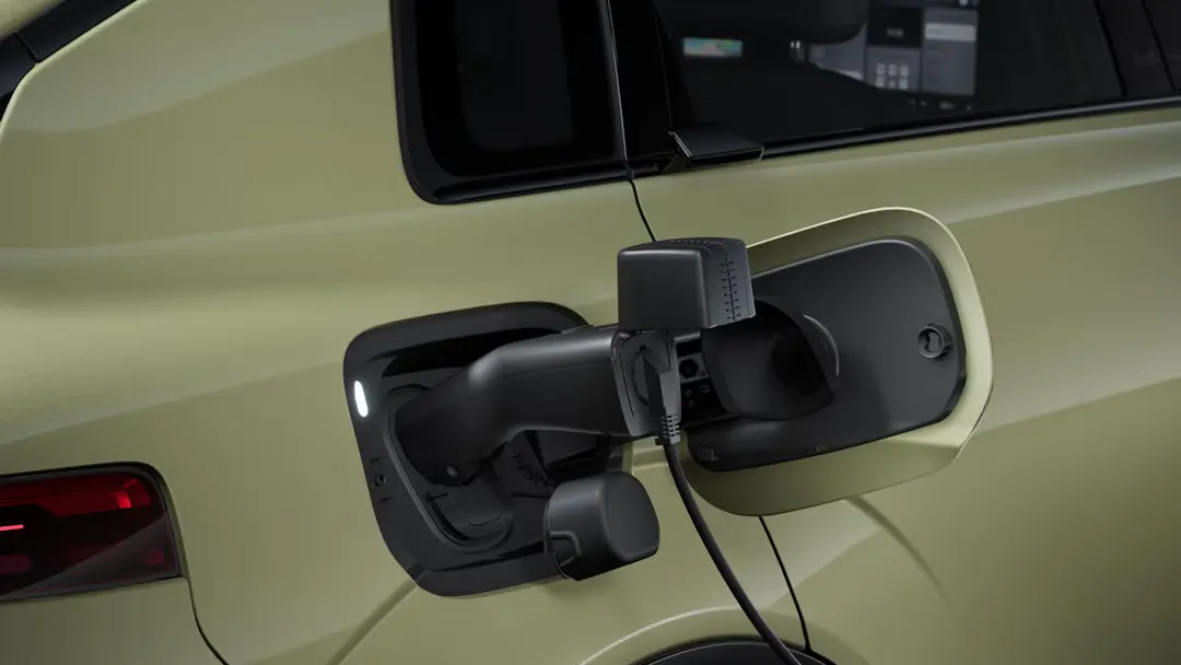 Adaptador Vehicle-to-Load ligado ao Audi A2 e-tron