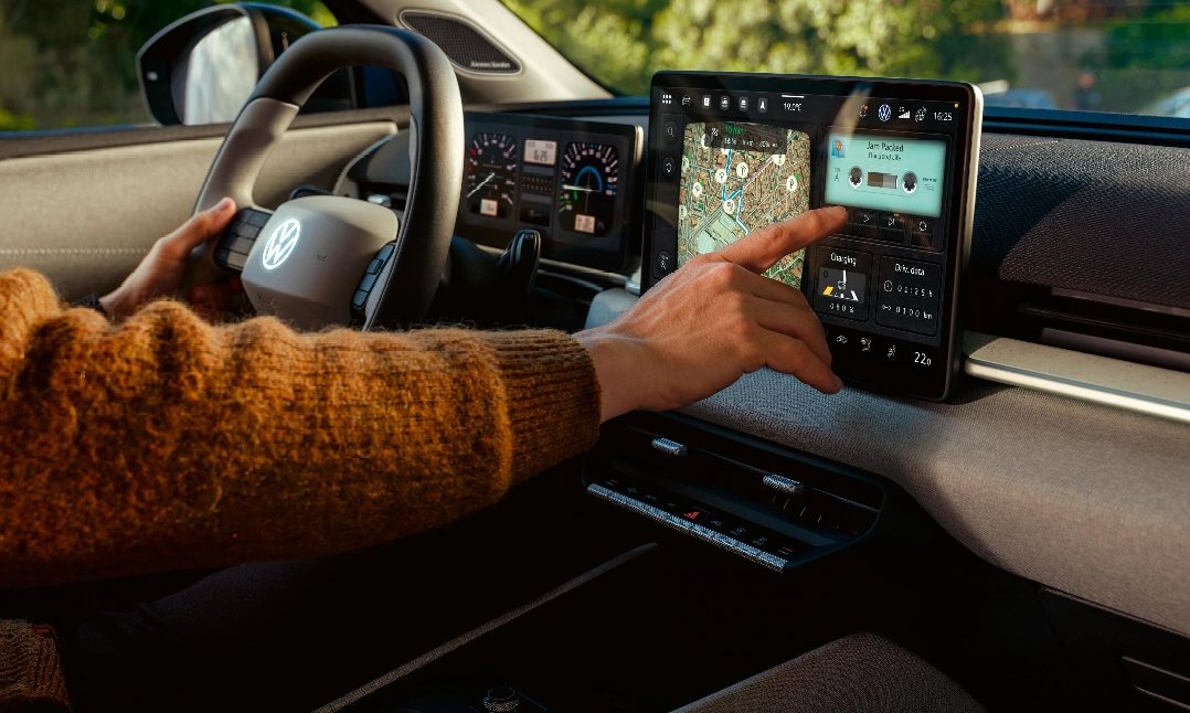 Interior do Volkswagen ID. Polo