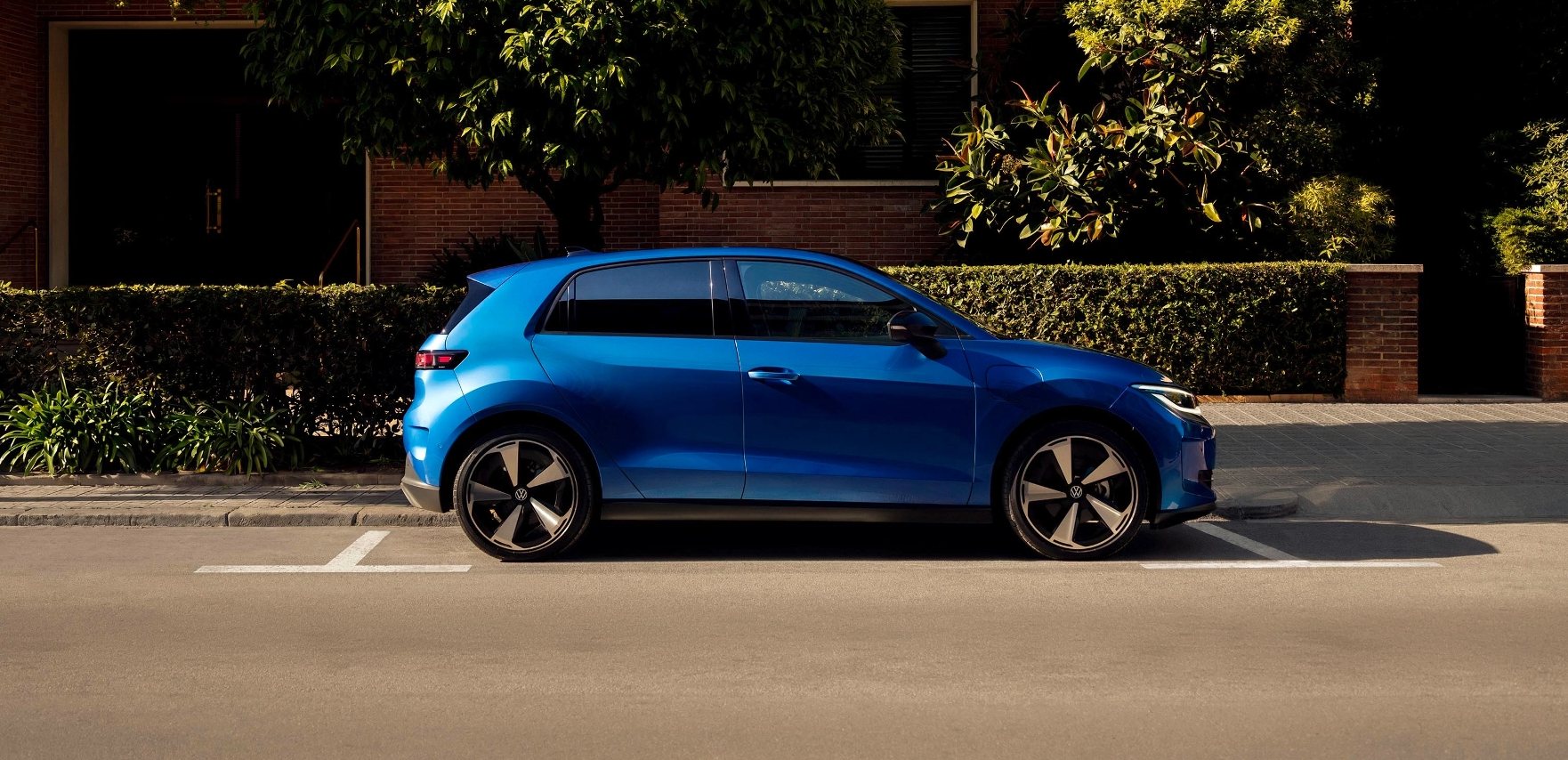 Volkswagen ID. Polo em vista lateral