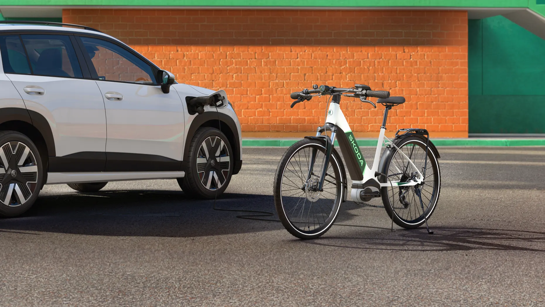 Carregamento bidirecional do Škoda Epiq